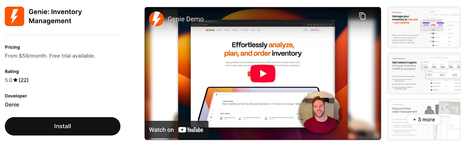 Genie Inventory Management