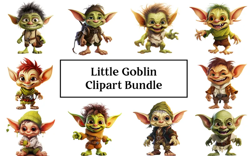 Little Goblin Clipart Images