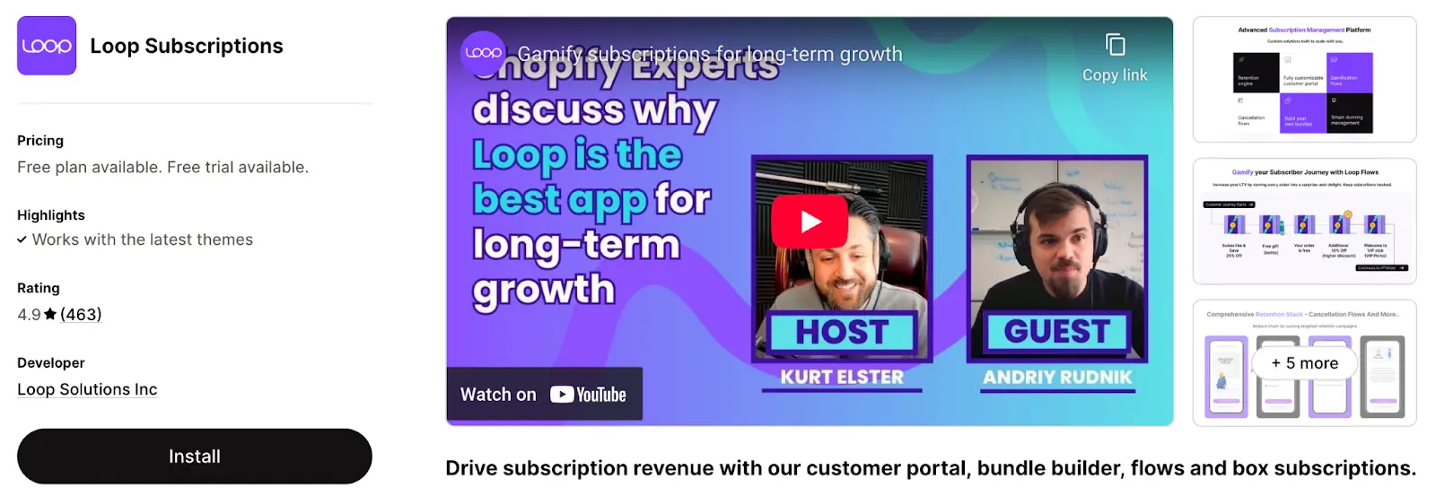 Loop Subscription