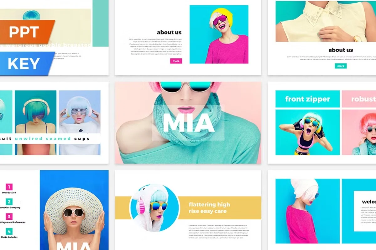 MIA Themed templates for presentation