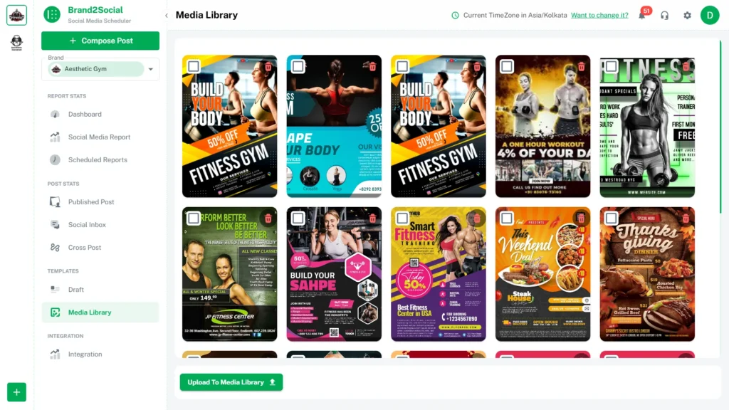 Brand2Social Media Library