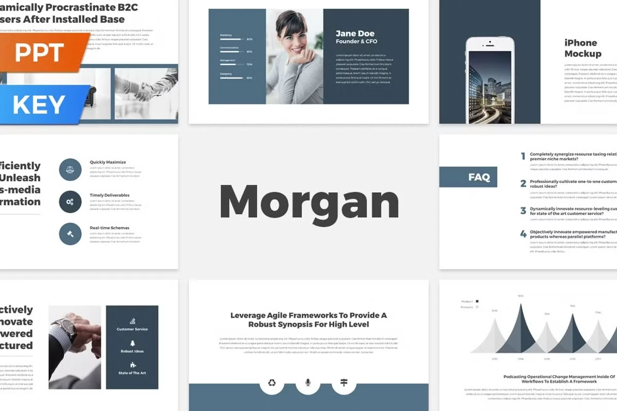morgan navy blue and dark blue templates