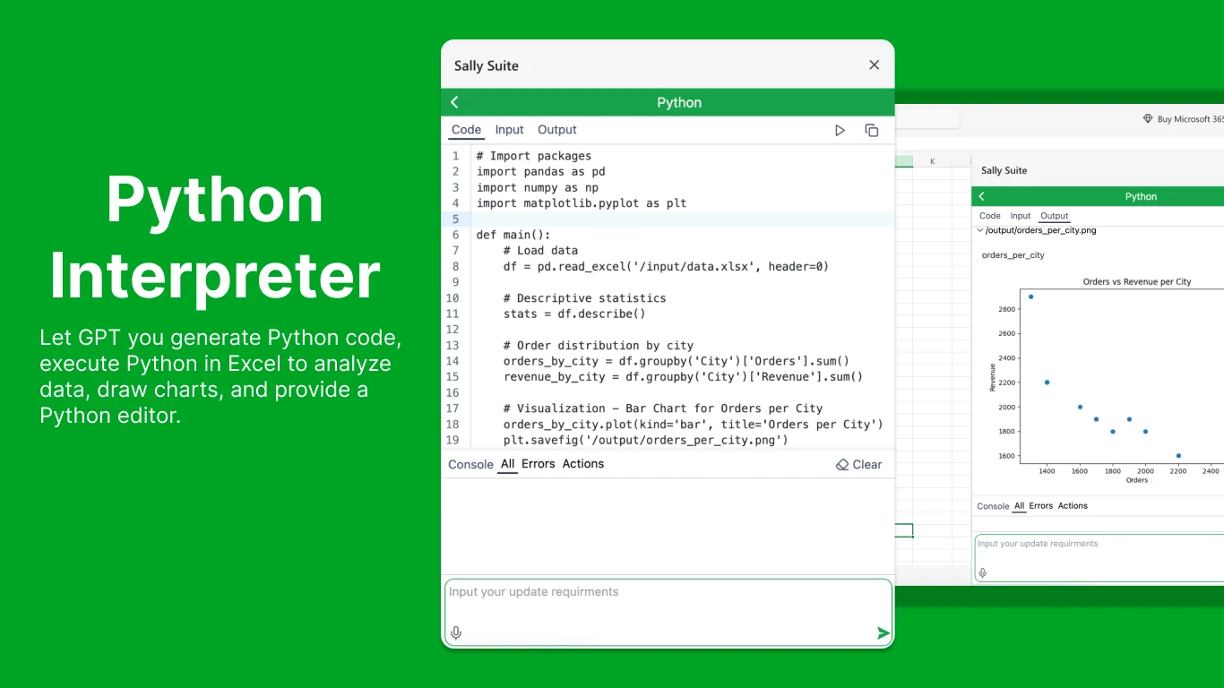 Sally Suite Python Interpreter