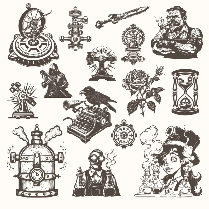 vintage steampunk bundle