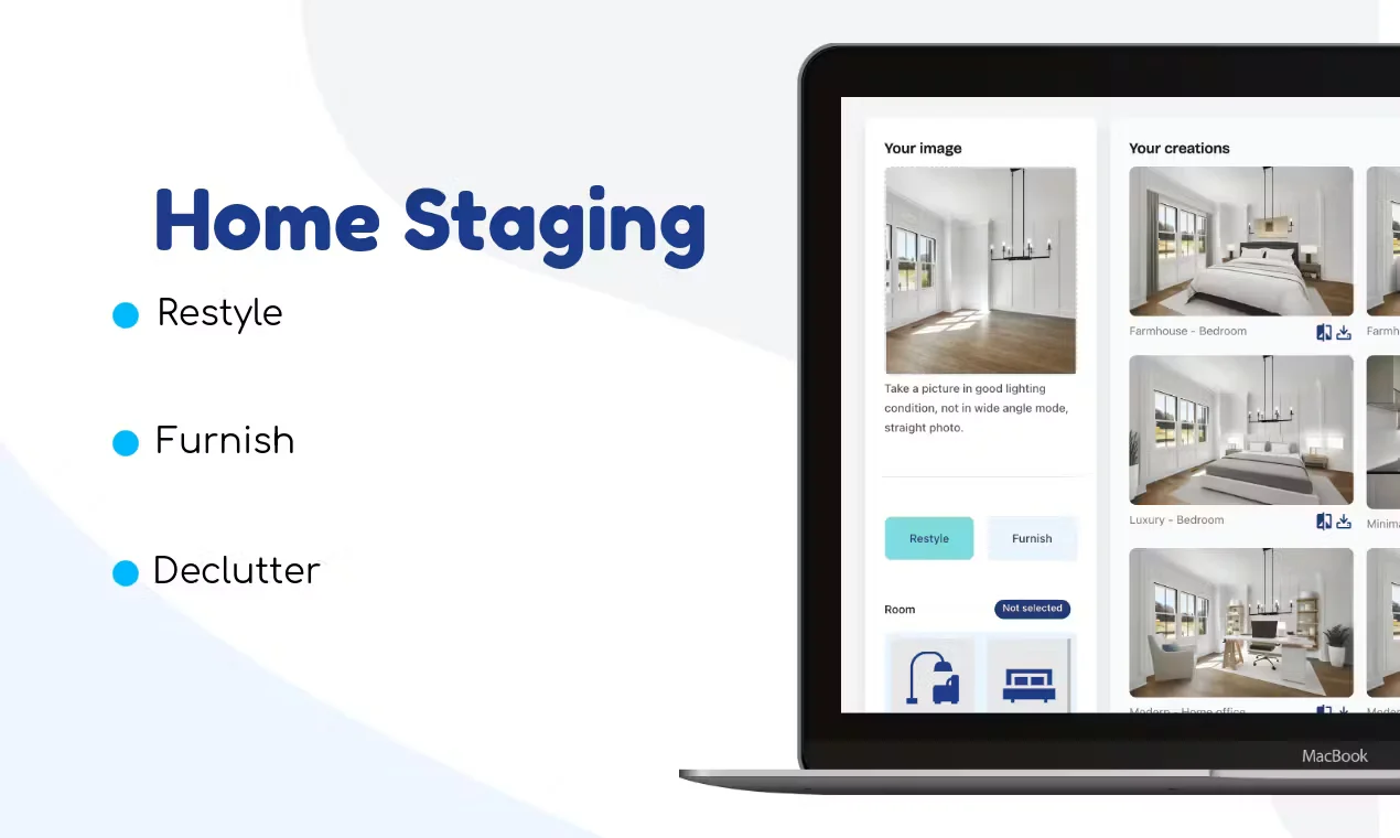 VSDECO - Virtual Staging AI Home Staging Feature