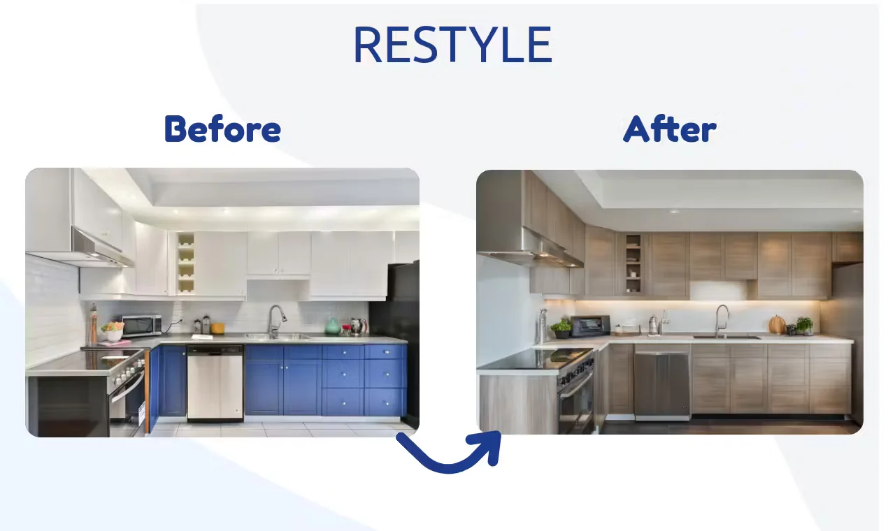 Restyle and renovate interiors using VSDECO - Virtual Staging AI
