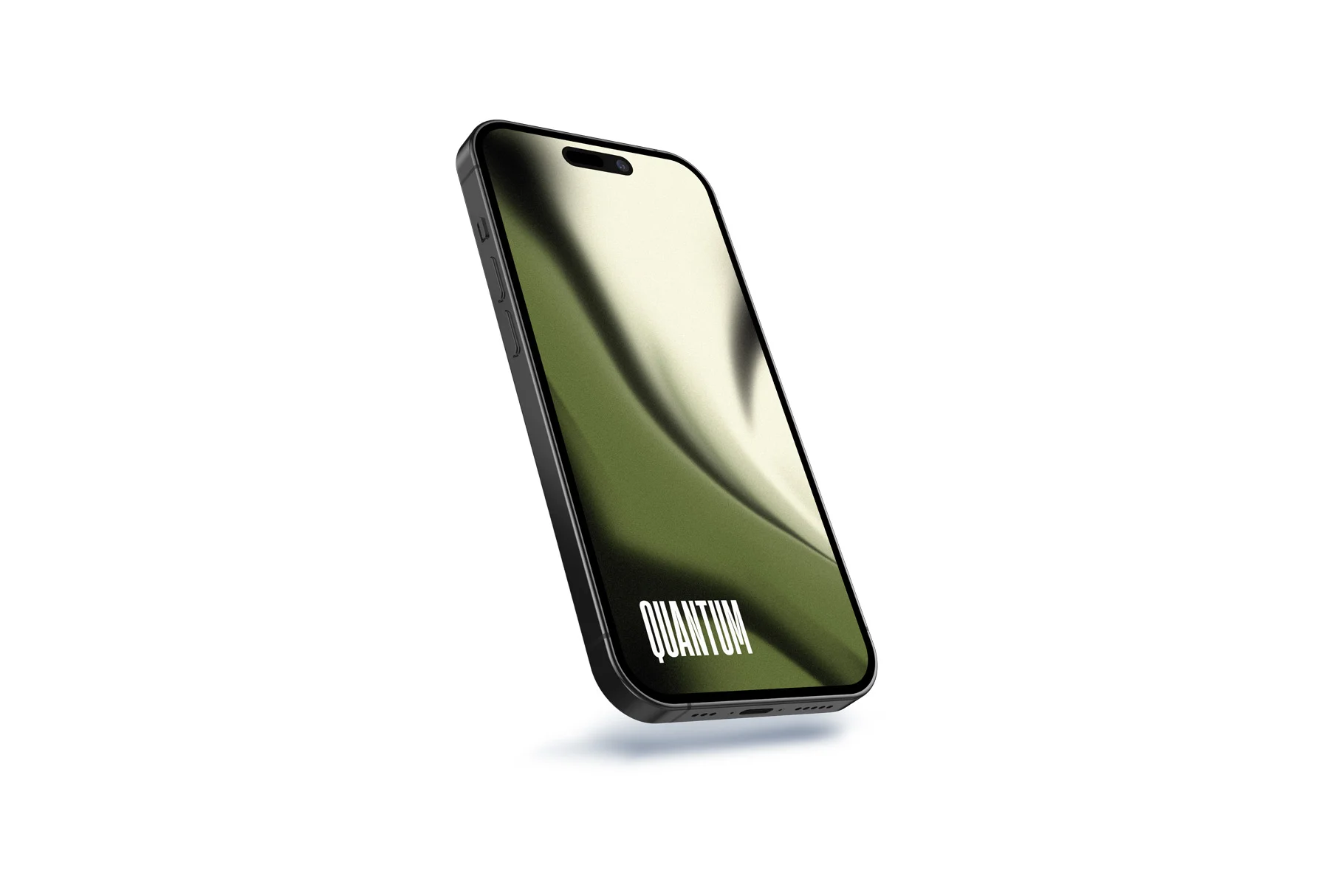 Gradient walpaper on iphone mockup