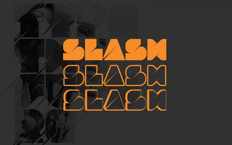 big fonts slash