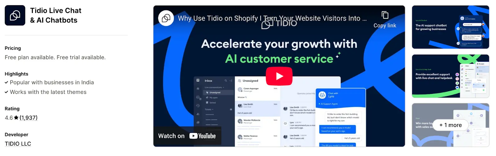 tidio live chat