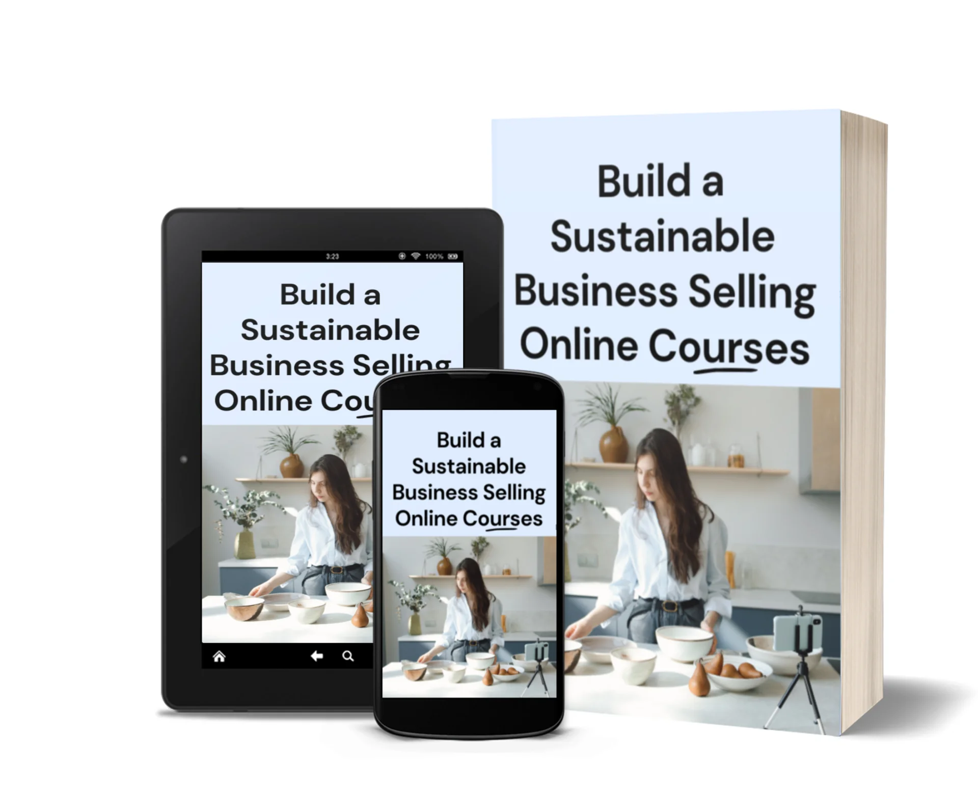 Build a sustainable business selling online course PLR Courses Bundle