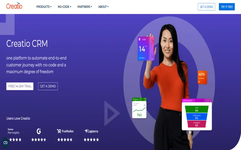 Creatio Best CRM Software