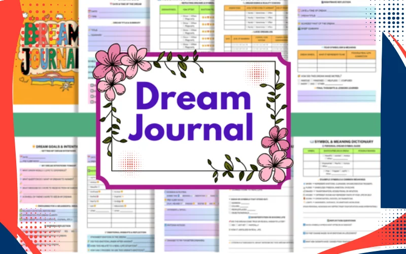 Dream journal Design Collage
