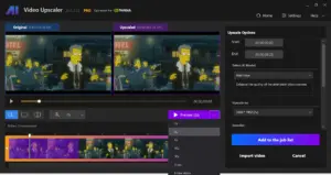 File Preview in Nero AI Video Upscaler