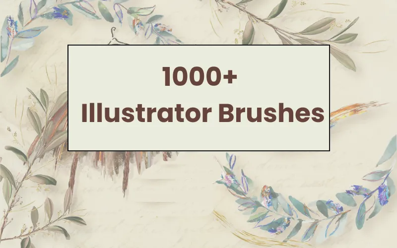 1000+ Illustrator Brushes Bundle | Extended Commercial License