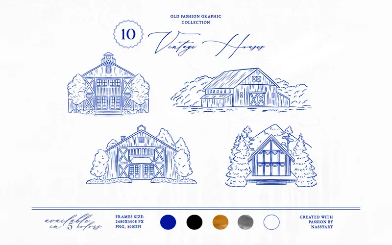 Preview of house illustrations