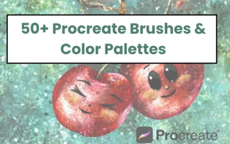 50+ Procreate Brushes & Color Palettes Bundle | Extended Commercial License