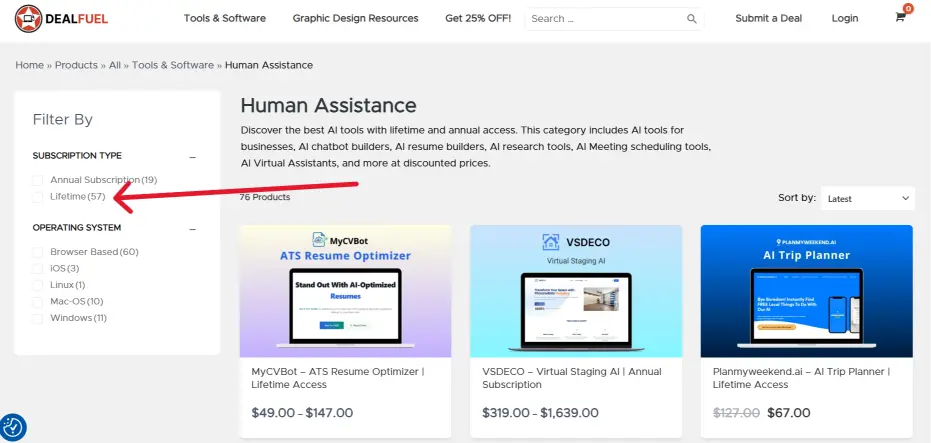 lifetime deal websites
lifetime access deals