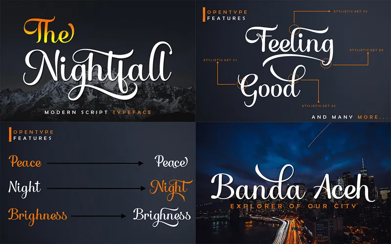 The NightFall Holy Love Font