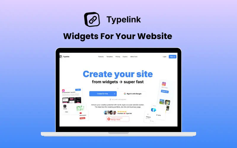 Typelink Widgets for your website feature image, life time deal, lifetime app deals