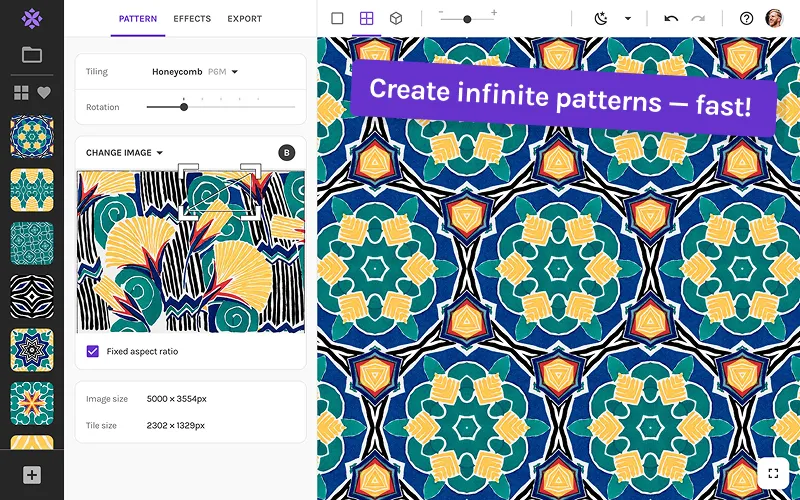 Create Unlimited Seamless Patterns