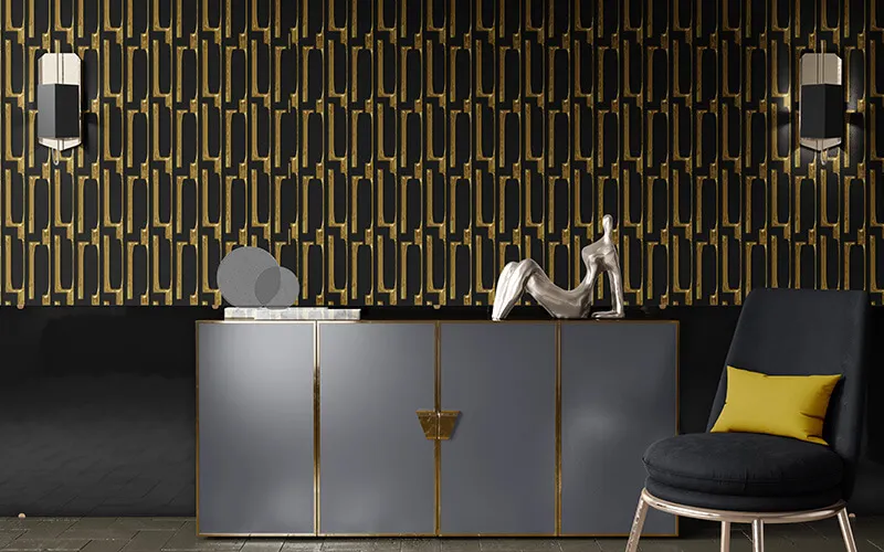 Abstract Geometric Pattern Used As Wall Decor