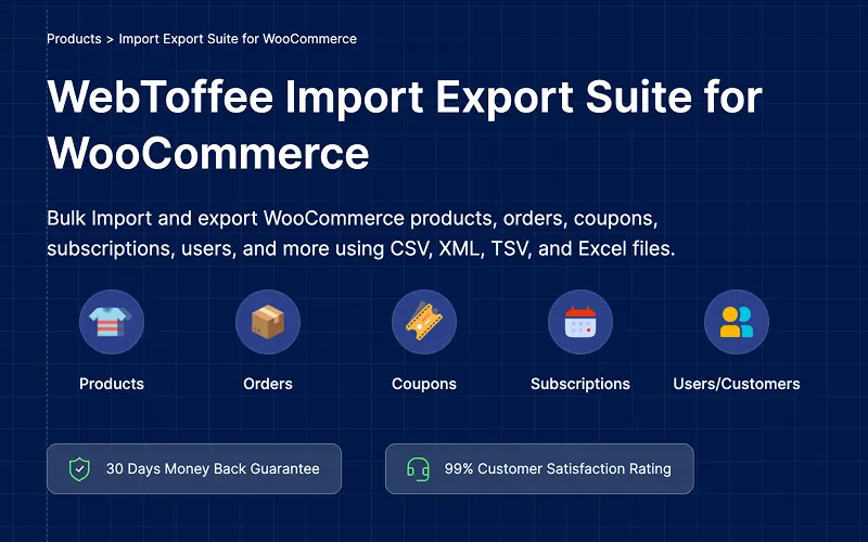 Import Export Suite