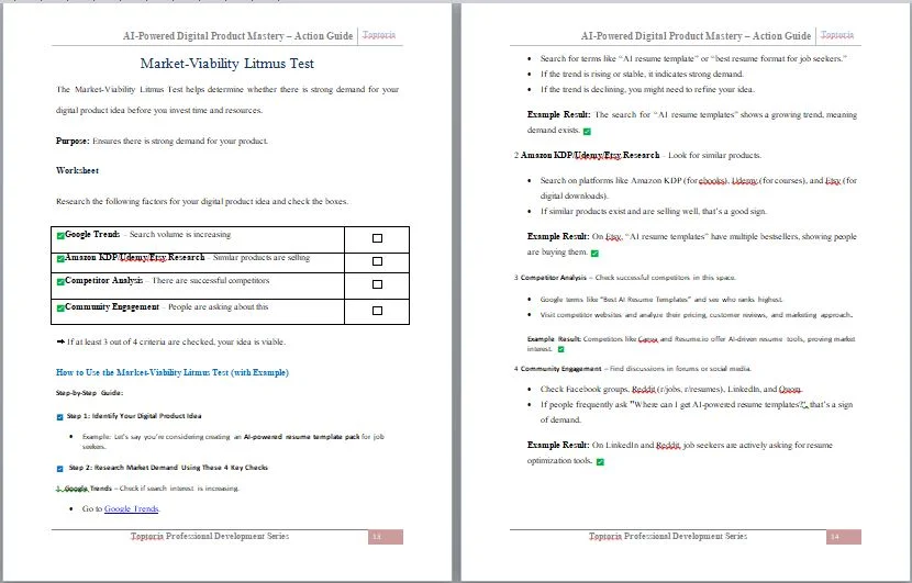 Litmus Test Tool eBook How To Create And Sell Digital Products