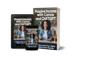 Business ebook on passive income with Canva PLR eBooks