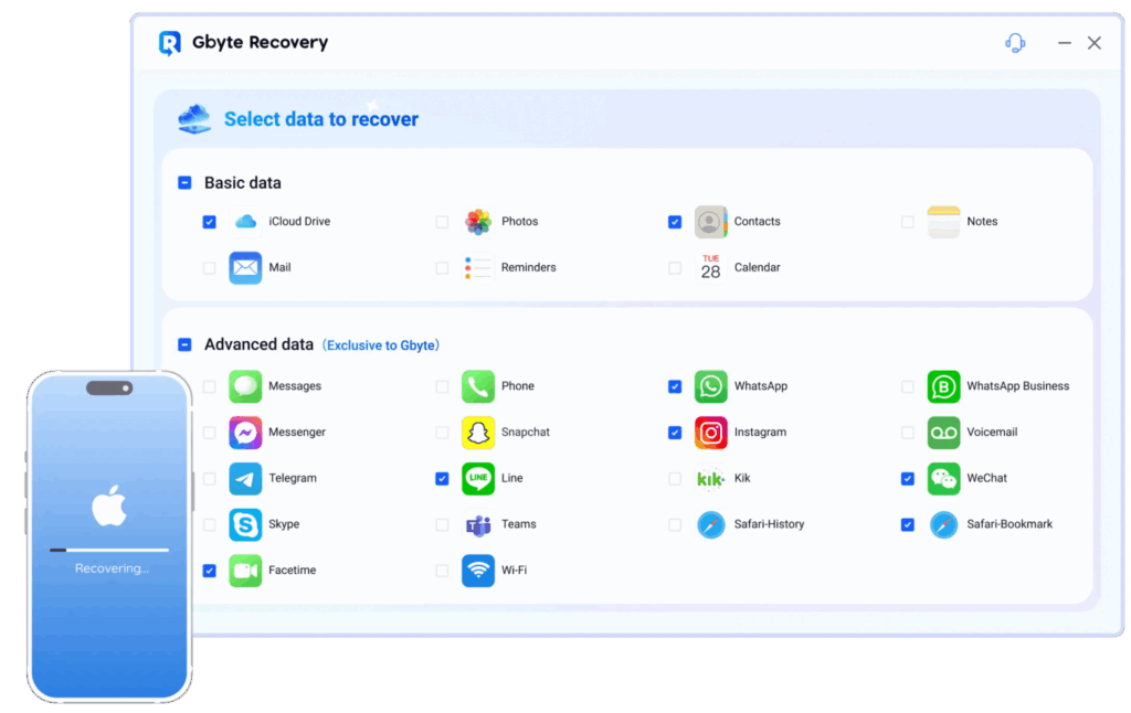 Gbyte Recovery