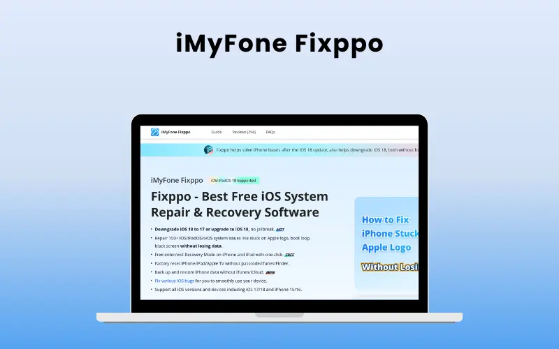 iMyFone Fixppo iOS recovery tool