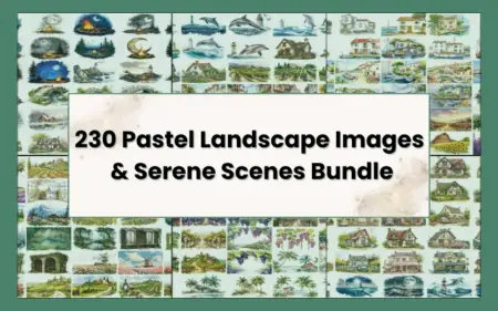 230 Pastel Landscape Images & Serene Scenes Feature Image