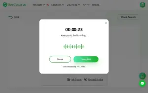 AI Audio Translation Using RecCloud AI AI AI Multimedia Toolkit