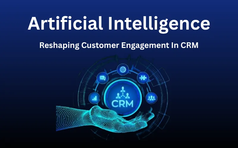 Artificial Intelligence In CRM Blog Feature Image