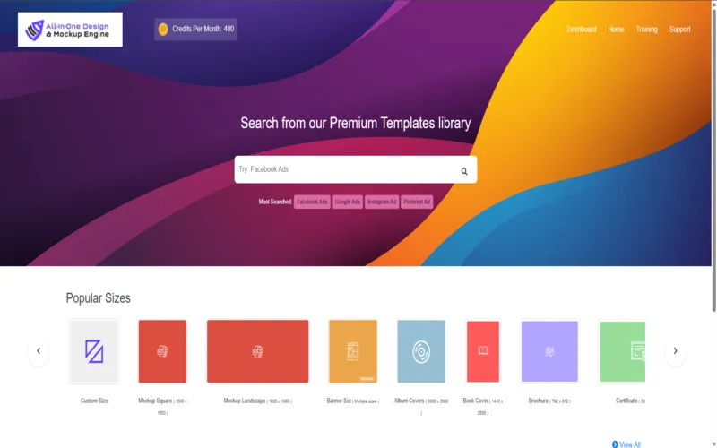 All-in-one Design and Mockup engine preview image