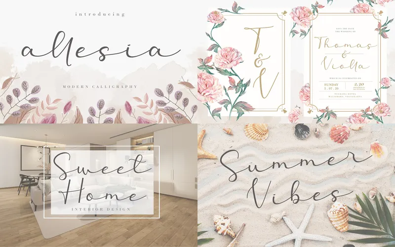 Allesia Seasonal Font