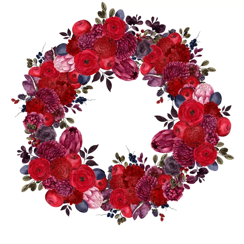 Autumn wreath element preview image