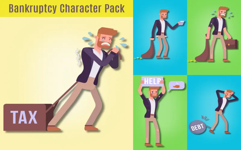 Bankruptcy character pack preview image