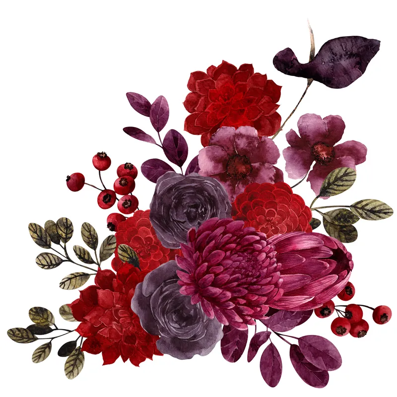 Bouquet fall clipart preview image