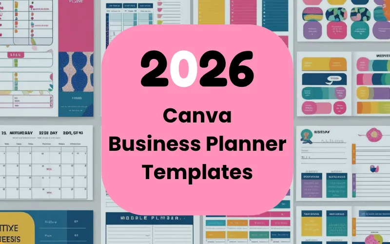 Canva Business Planner Templates Bundle Feature Image