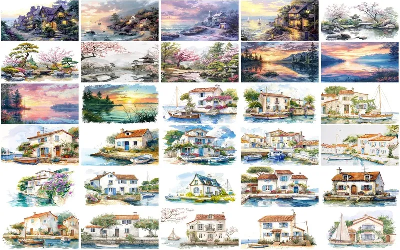 Collage of Cottage aesthetics preview image