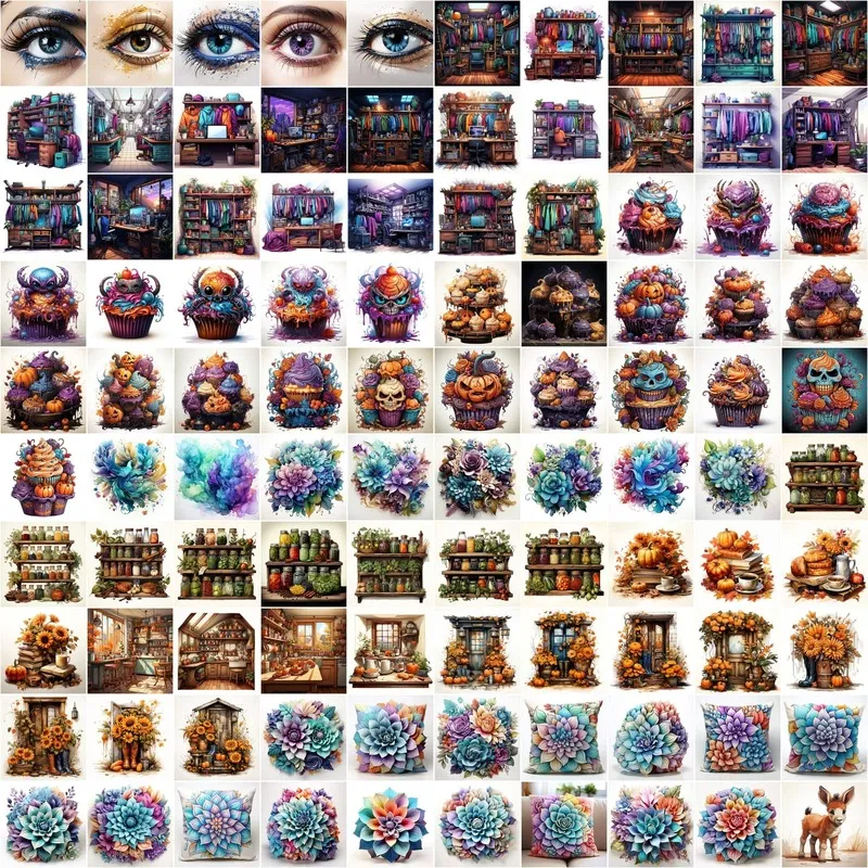 Collage of Cute Stock Images