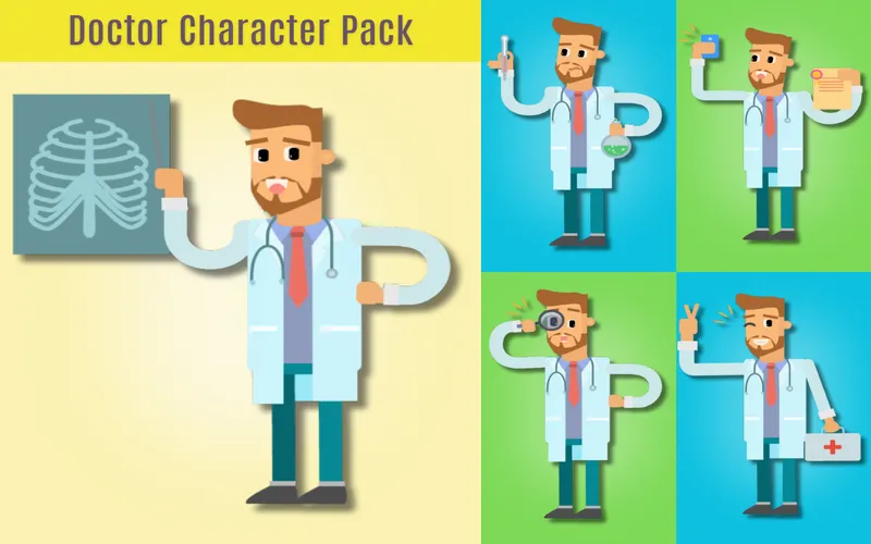 Doctor character pack preview image