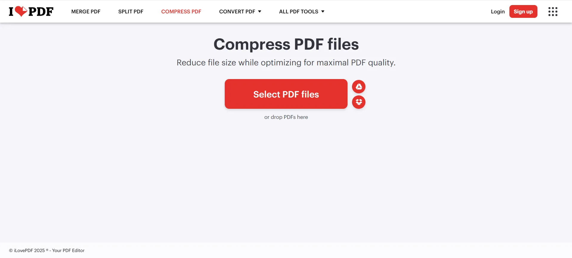 I Luv PDF Compressor