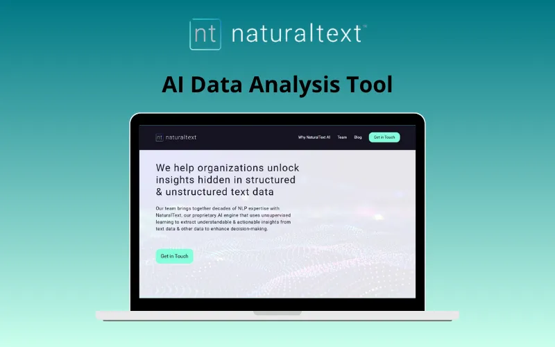 NaturalText AI Data Analysis Tool Feature Image