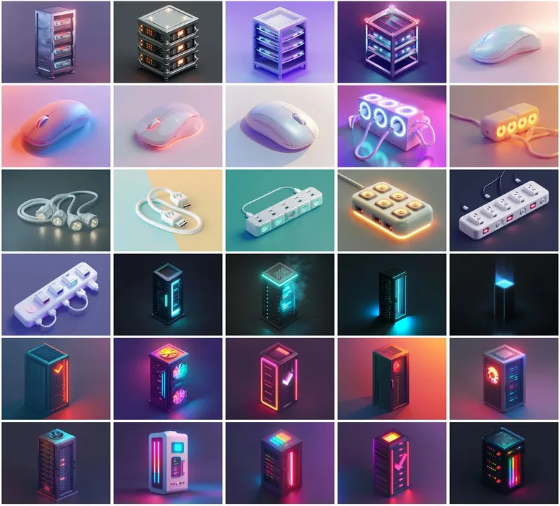PC illustrations preview image