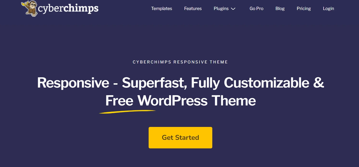 Cyberchimps Responsive Theme Feature
