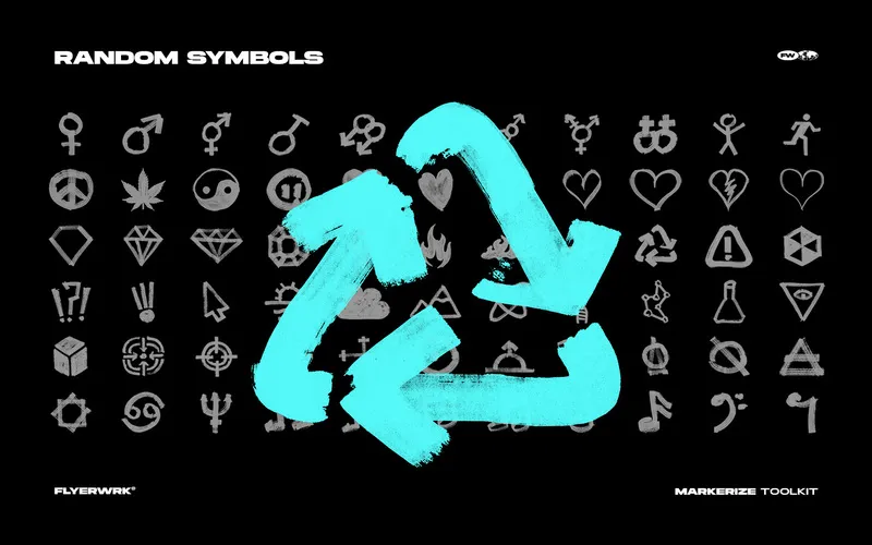 Graphic symbols included in the bundle