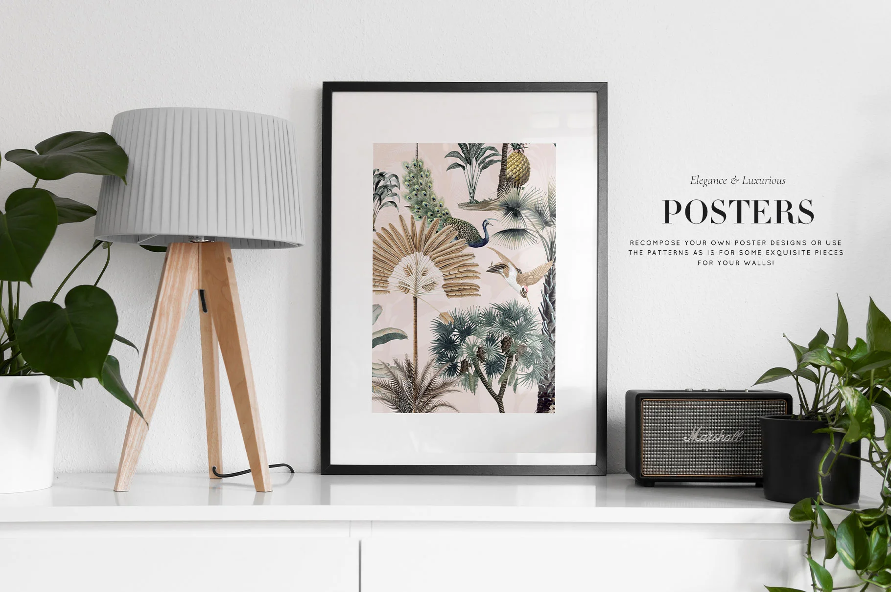 Tropical Prints and patterns Posters