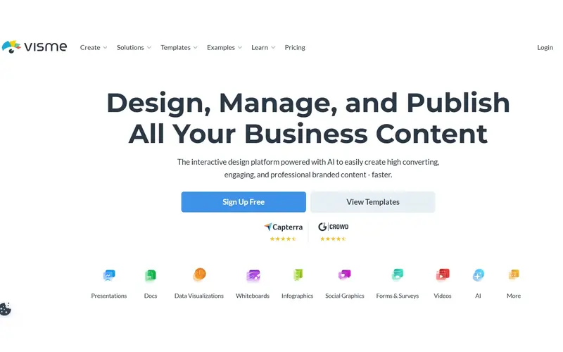 Visme Design Tool Feature Image