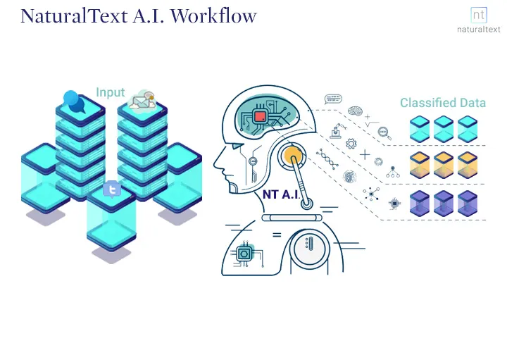 Workflow of the AI data analysis tool